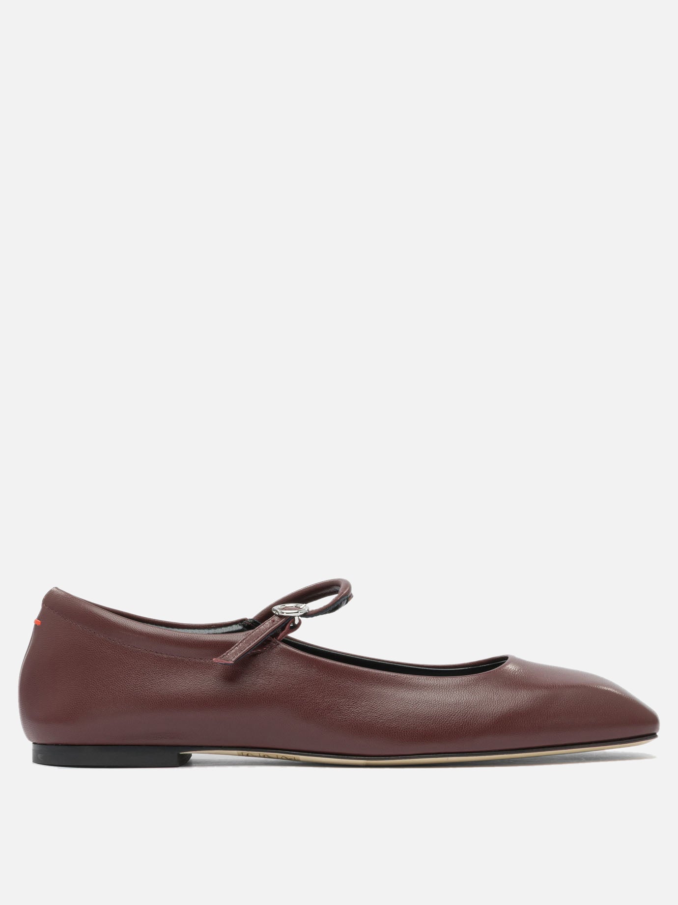 Mary Jane ballet flats 100% leather - 100% leather  Bordeaux - Aeyde Women | PDP | VIETTI Online Store | Zoom-Modal
