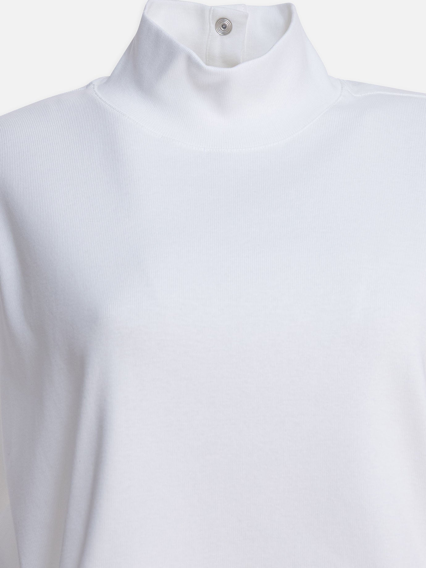 Alaïa T-shirt with high neck 10345556_36 White thumbnail_3