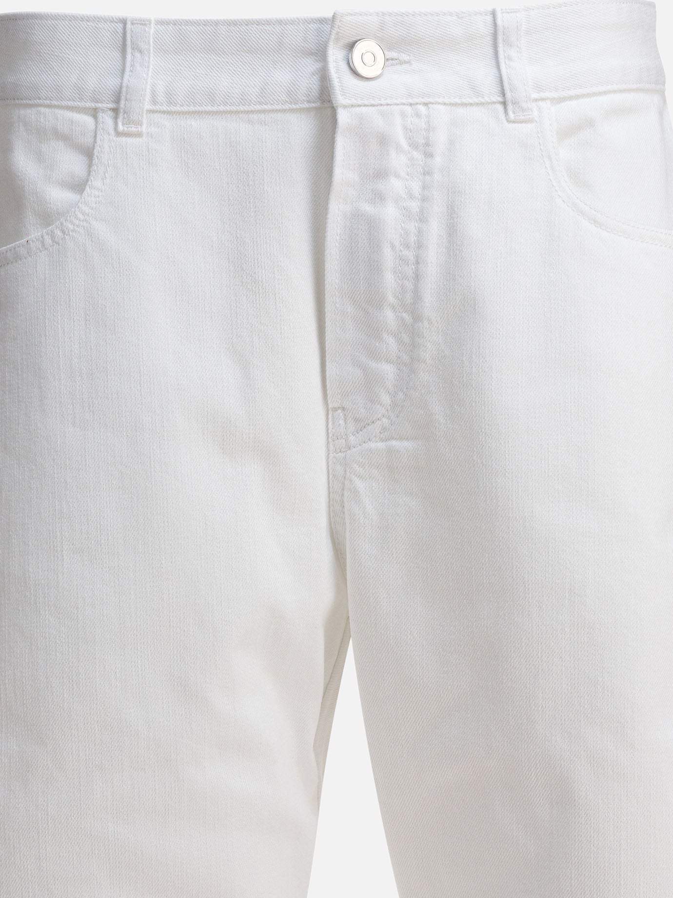 Alaïa Low waist rounded jeans 15012618_36 White thumbnail_3