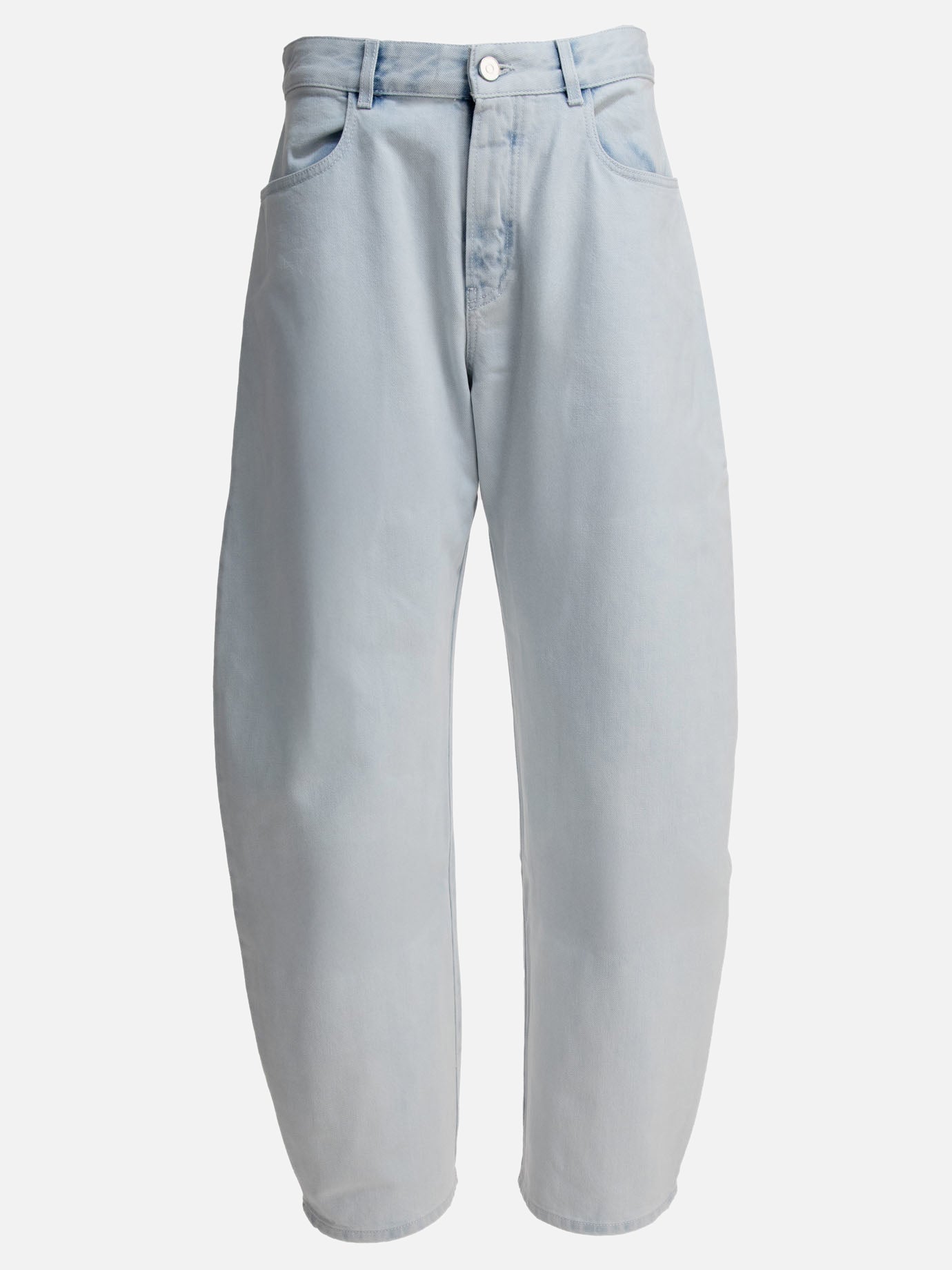 Alaïa Low waist rounded jeans 13125245_36 Light blue thumbnail_1