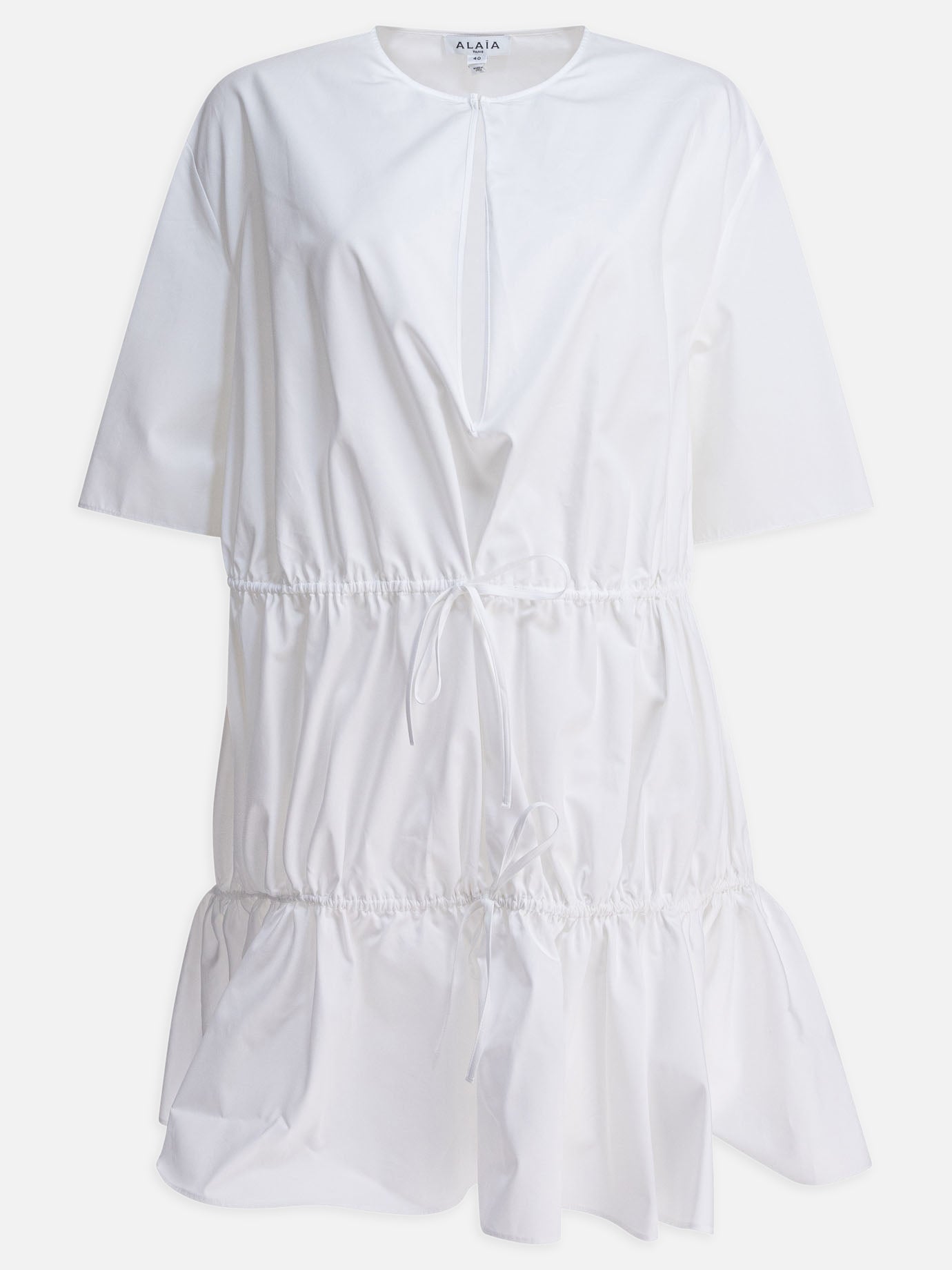 Alaïa Cotton poplin dress 19833358_36 White thumbnail_1