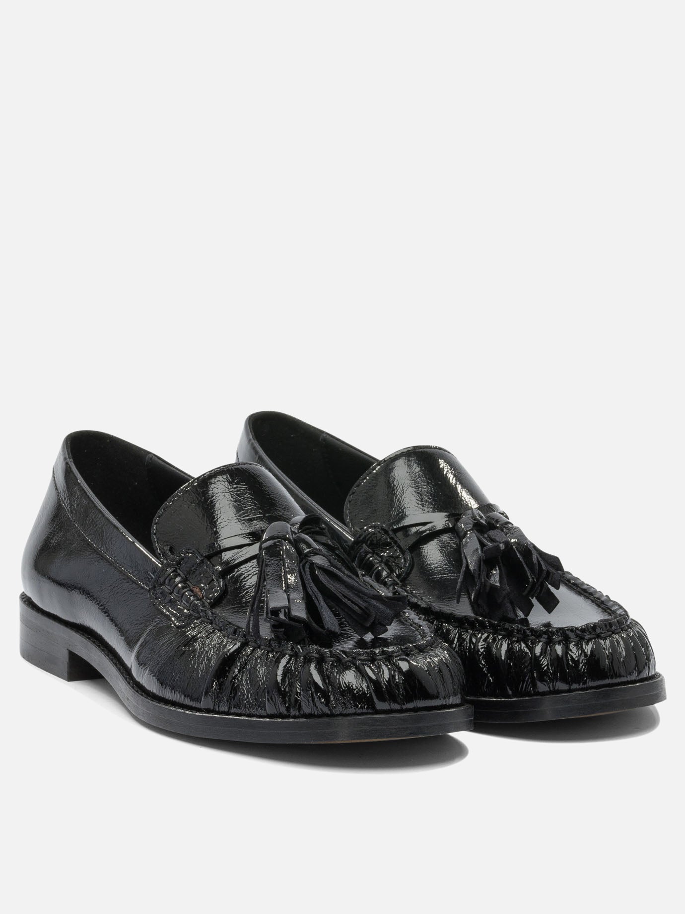 Loafers 100% goat leather - 100% cuerolite  Black - Alohas Women | PDP | VIETTI Online Store | Zoom-Modal_2
