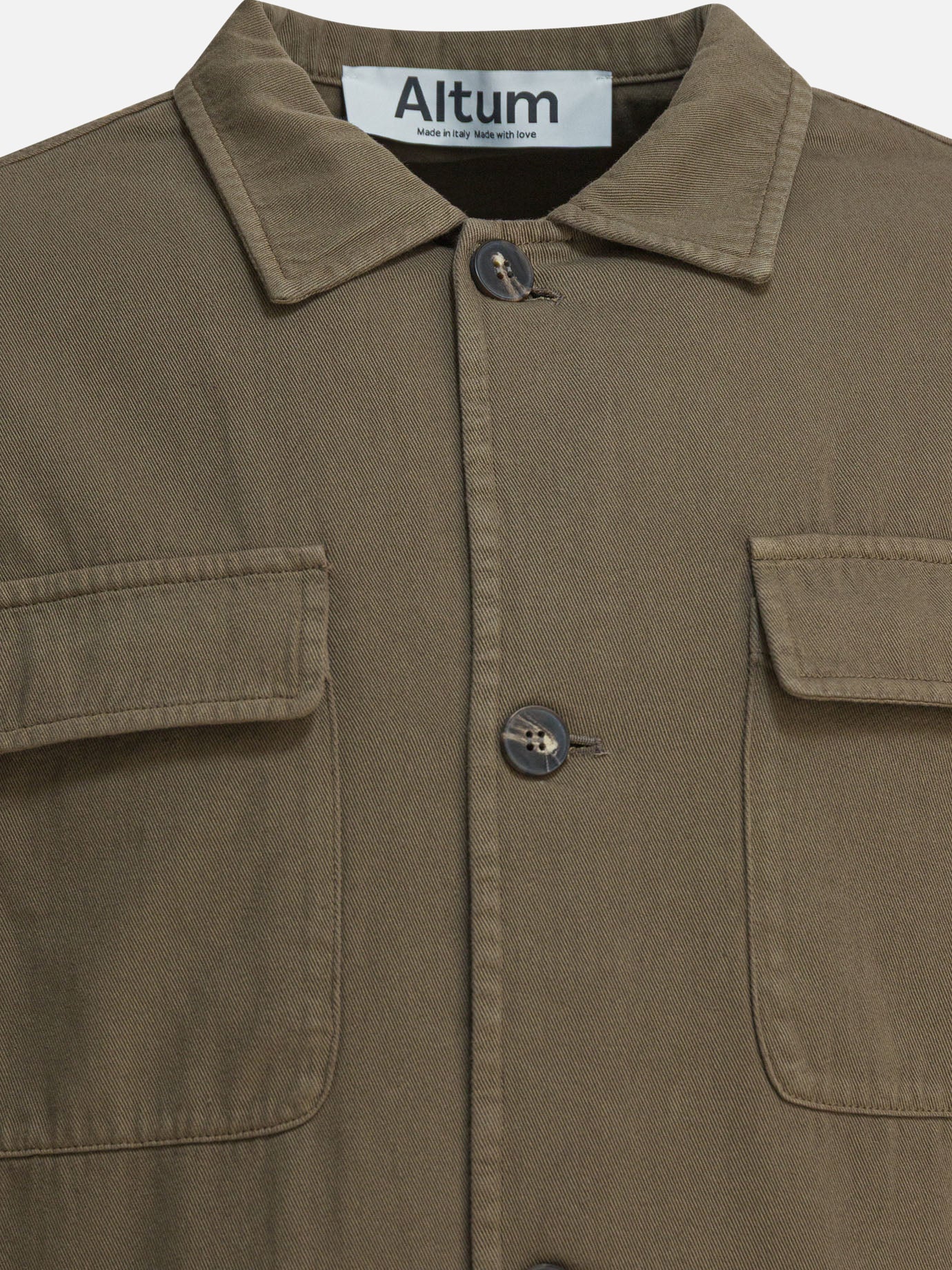 Overshirt jackets Solid colour  Green - Altum Men | PDP | VIETTI Online Store | Zoom-Modal_3
