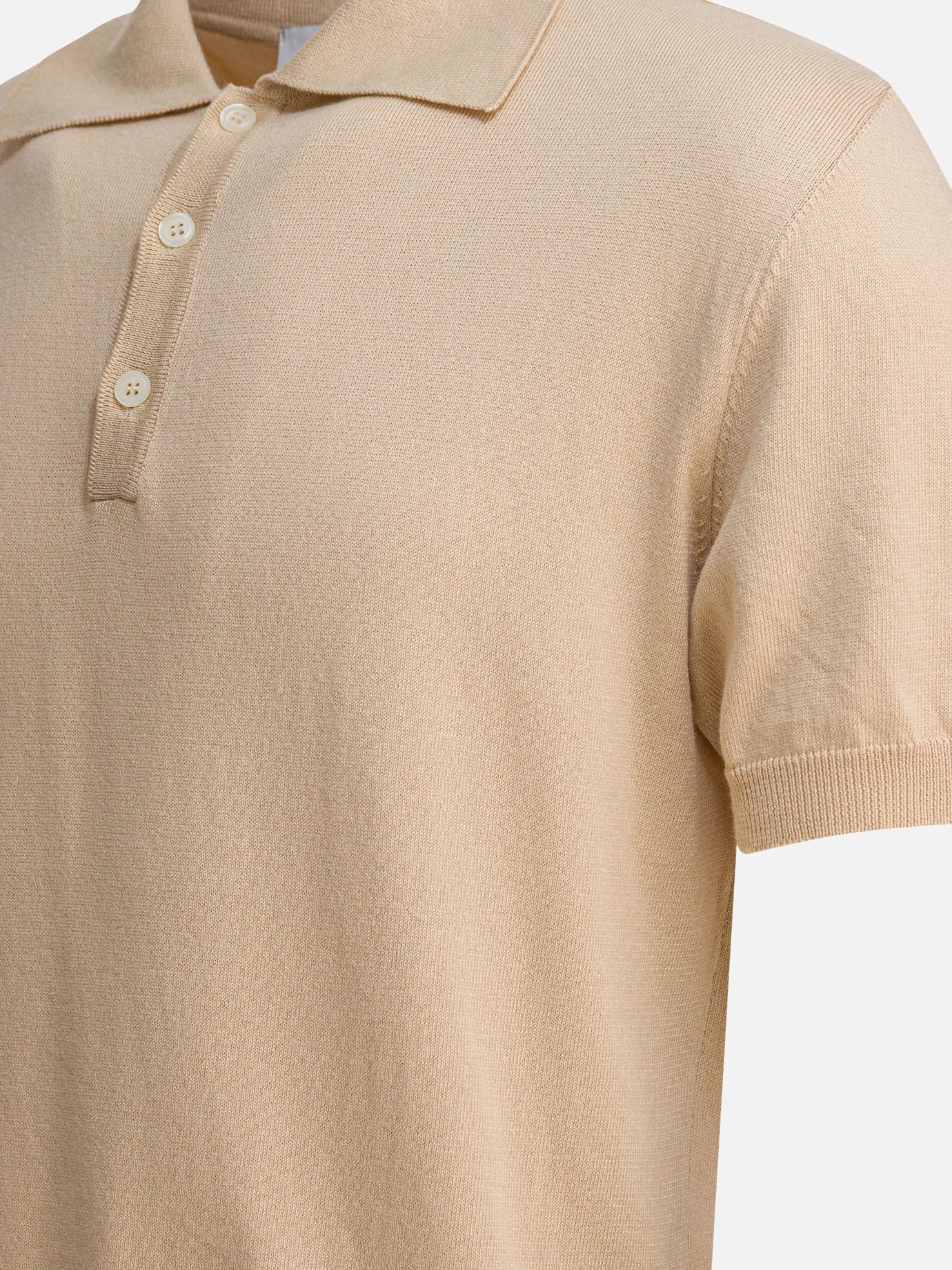 Polo shirts with buttons Solid colour  Beige - Altum Men | PDP | VIETTI Online Store | thumbnail_4