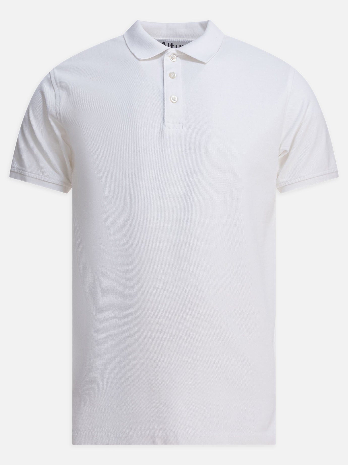 Polo shirts with buttons Solid colour  White - Altum Men | PDP | VIETTI Online Store | thumbnail