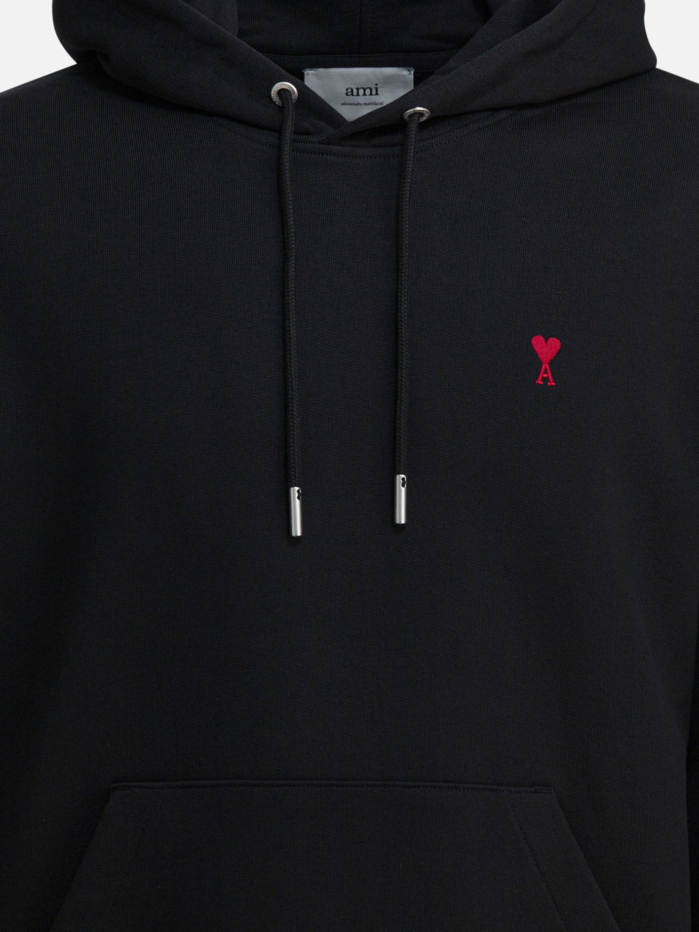 Hoodies Logo  Black - Ami Paris Men | PDP | VIETTI Online Store | Zoom-Modal_3
