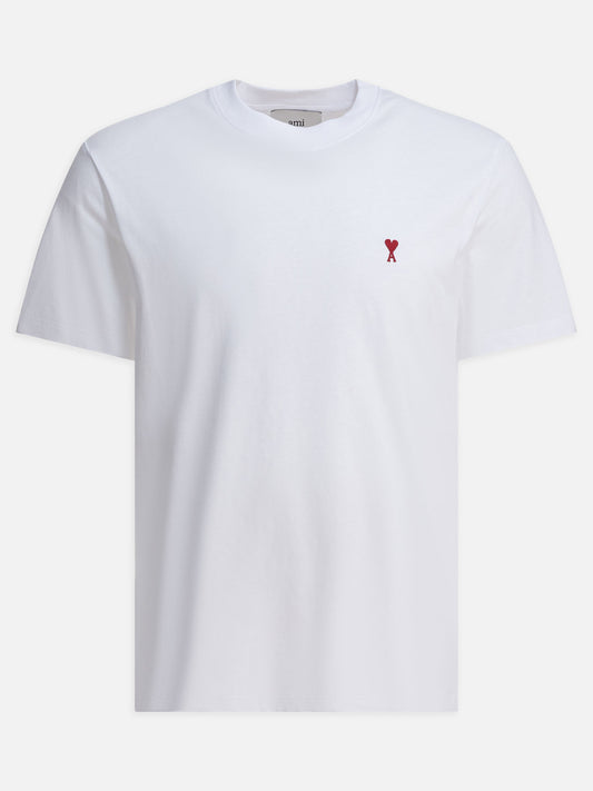 Crewneck t-shirts Logo  White - Ami Paris Men | PDP | VIETTI Online Store 
