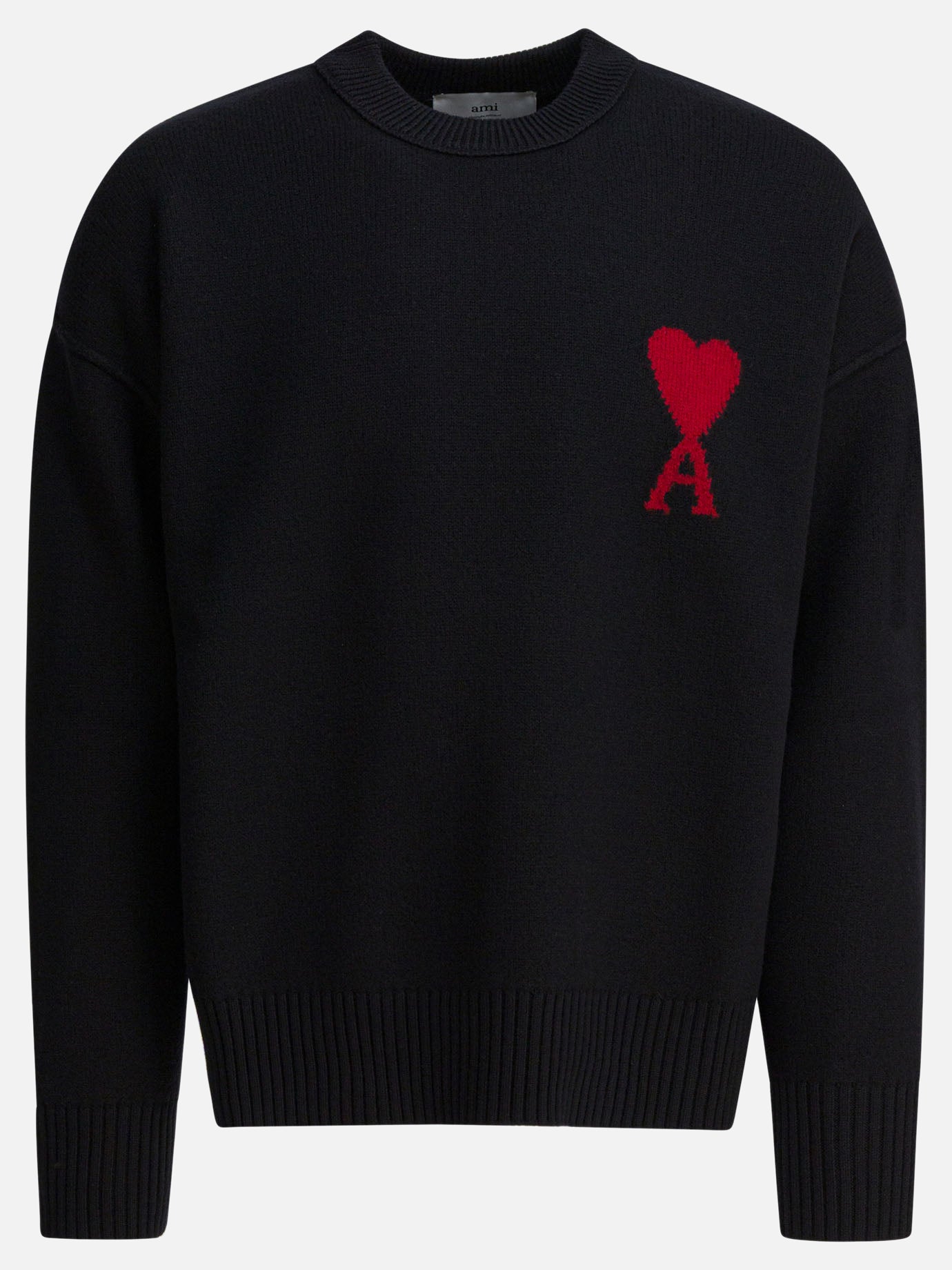 Crewneck sweaters Logo  Black - Ami Paris Men | PDP | VIETTI Online Store | Zoom-Modal
