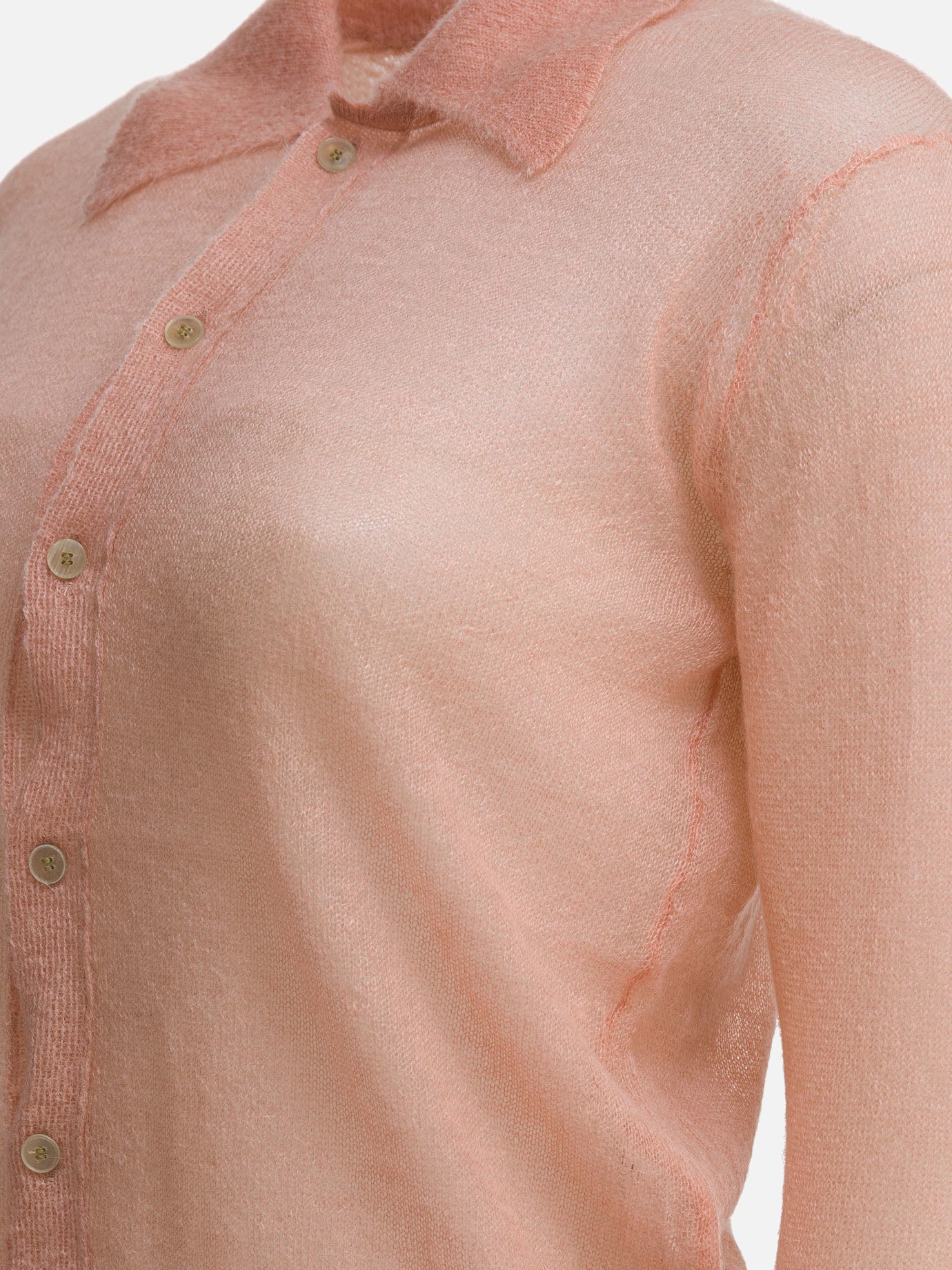 Cardigans Solid colour  Pink - Auralee Women | PDP | VIETTI Online Store | thumbnail_4
