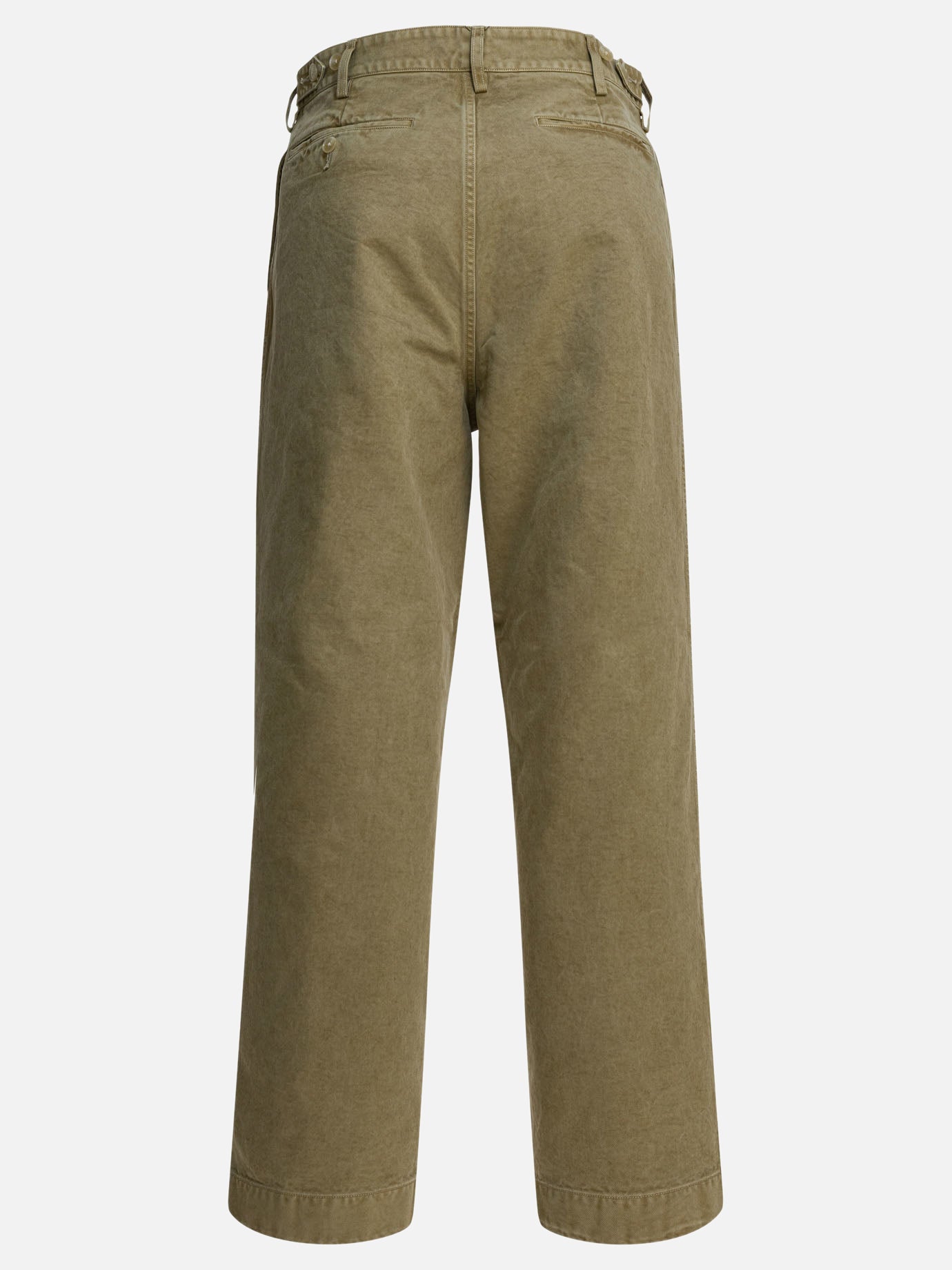Leisure trousers Solid colour  Green - Auralee Men | PDP | VIETTI Online Store | Zoom-Modal_2
