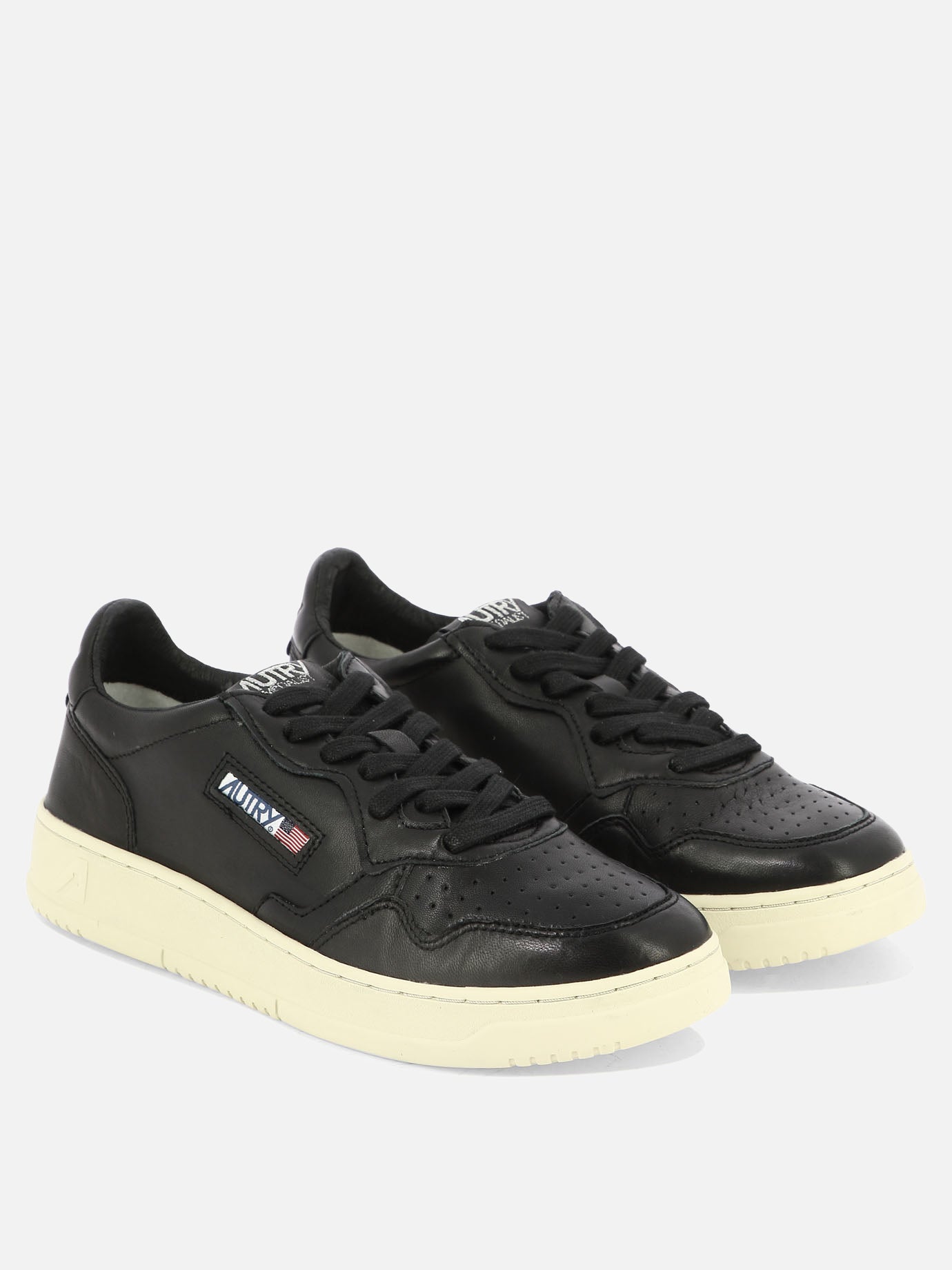 Low top sneakers 100% cow leather - 100% rubber  Black - Autry Men | PDP | VIETTI Online Store | thumbnail_2