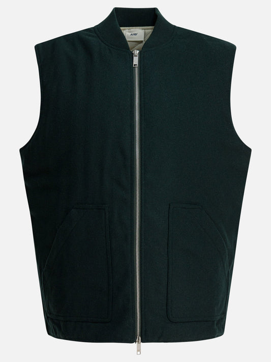 Vest jackets Solid colour  Green - Autry Men | PLP | VIETTI Online Store 
