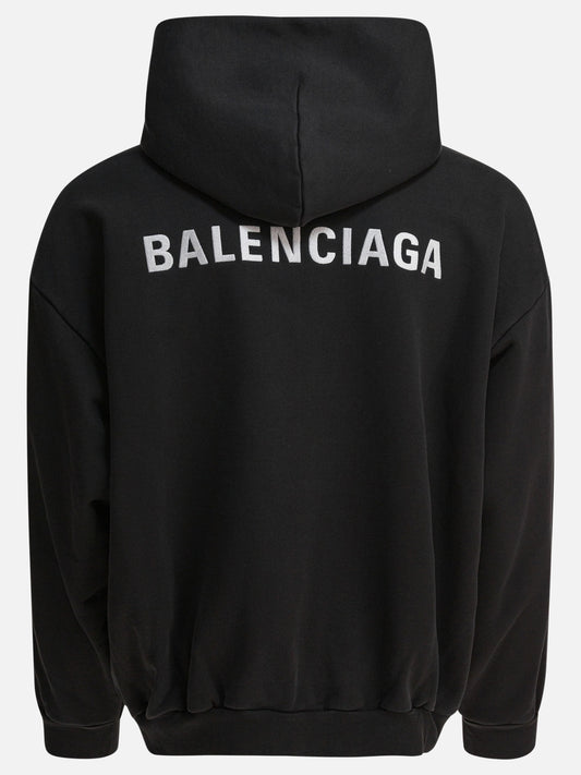 Hoodies Logo  Black - Balenciaga Men | PLP | VIETTI Online Store | 2
