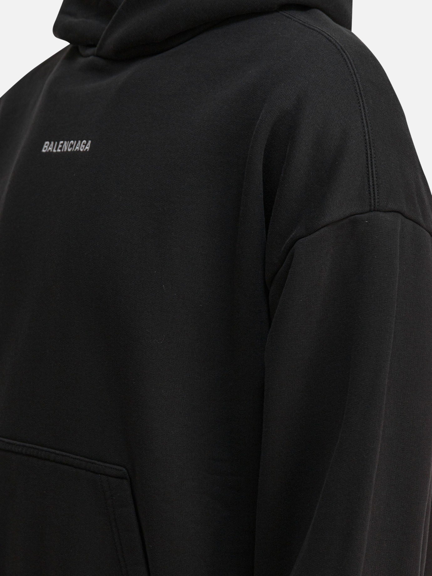 Hoodies Logo  Black - Balenciaga Men | PDP | VIETTI Online Store | thumbnail_4