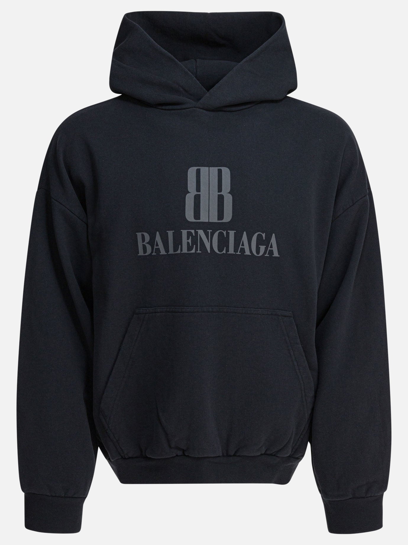 Hoodies Logo  Black - Balenciaga Men | PDP | VIETTI Online Store | thumbnail
