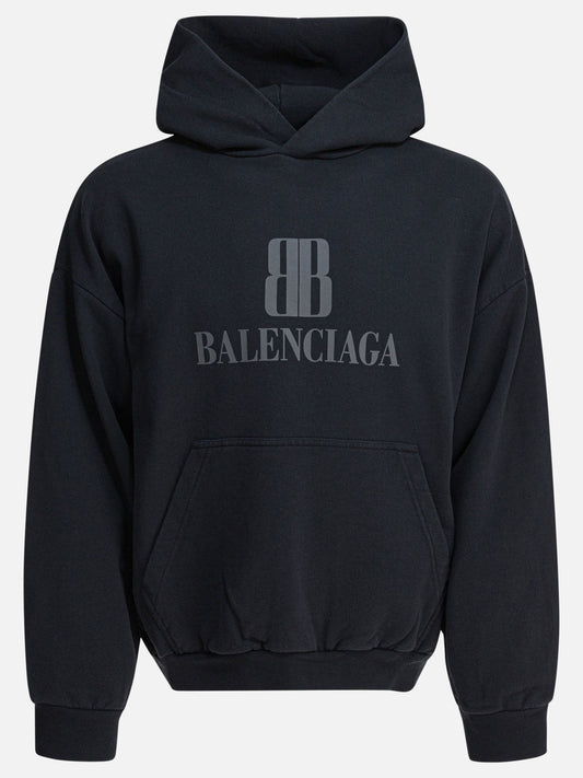 Hoodies Logo  Black - Balenciaga Men | PLP | VIETTI Online Store 
