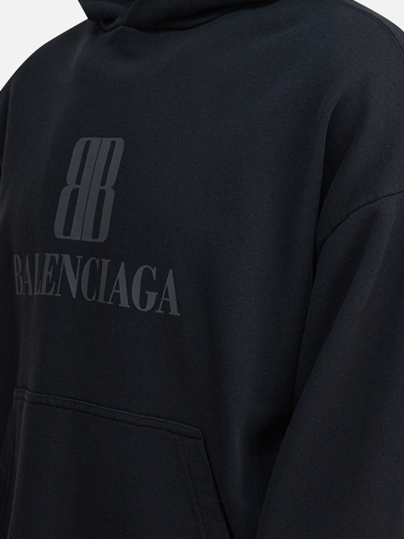 Hoodies Logo  Black - Balenciaga Men | PDP | VIETTI Online Store | thumbnail_4