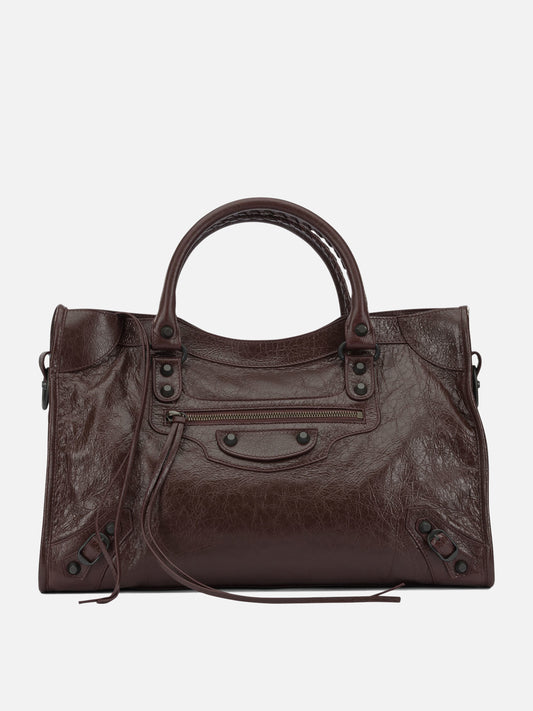 Medium bags 100% lamb leather  Bordeaux - Balenciaga Women | PDP | VIETTI Online Store 

