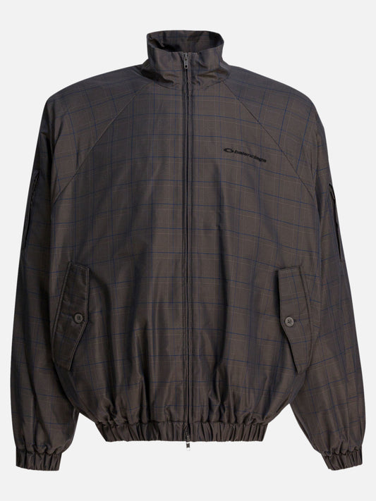 Quilted & Utility Jackets Check  Grey - Balenciaga Men | PDP | VIETTI Online Store 
