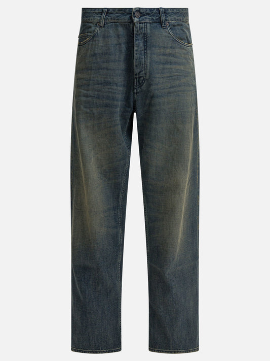 Wide-leg jeans Solid colour  Blue - Balenciaga Men | PLP | VIETTI Online Store 
