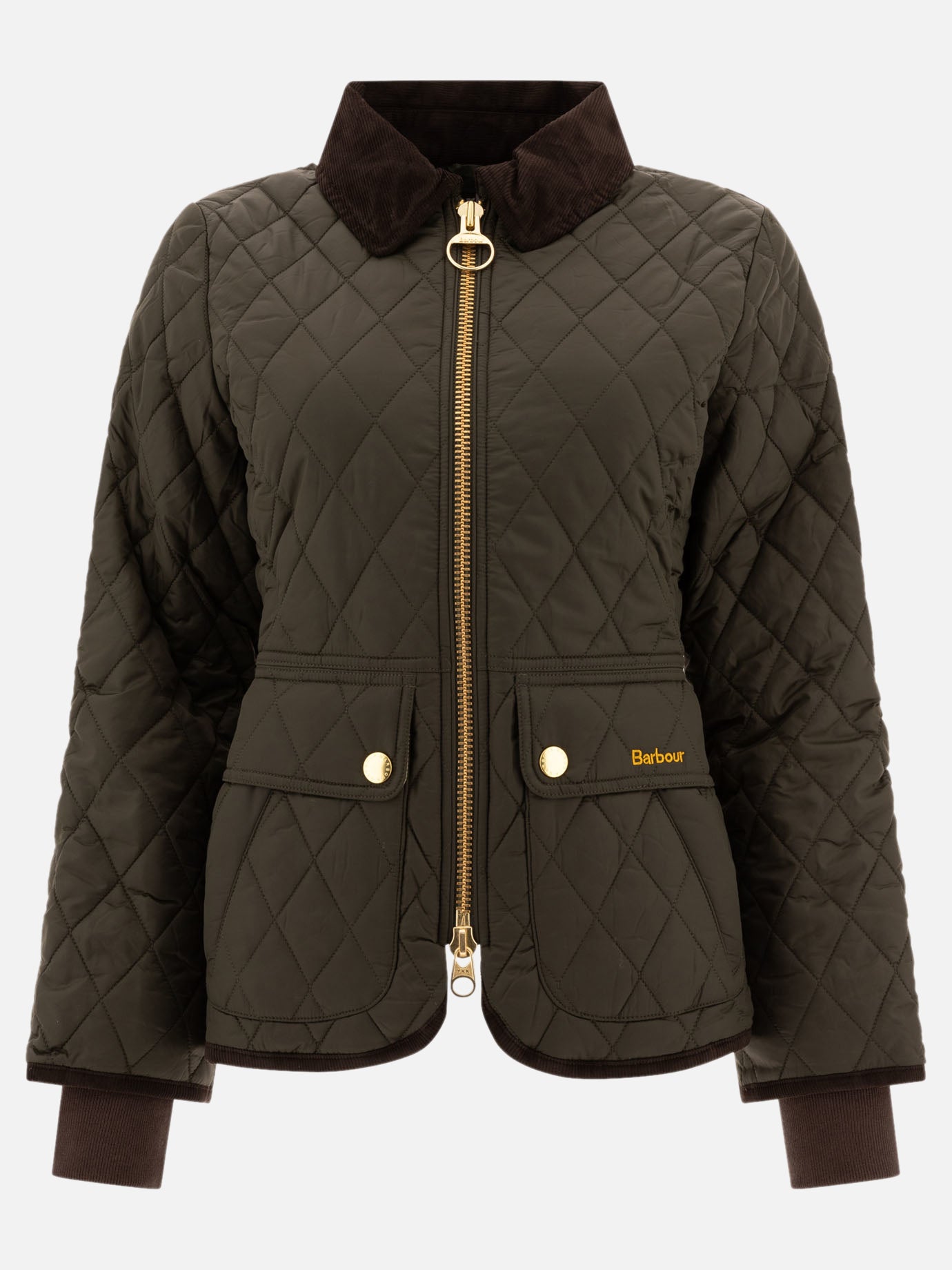 Quilted & Utility Jackets Logo  Green - Barbour Women | PDP | VIETTI Online Store | thumbnail
