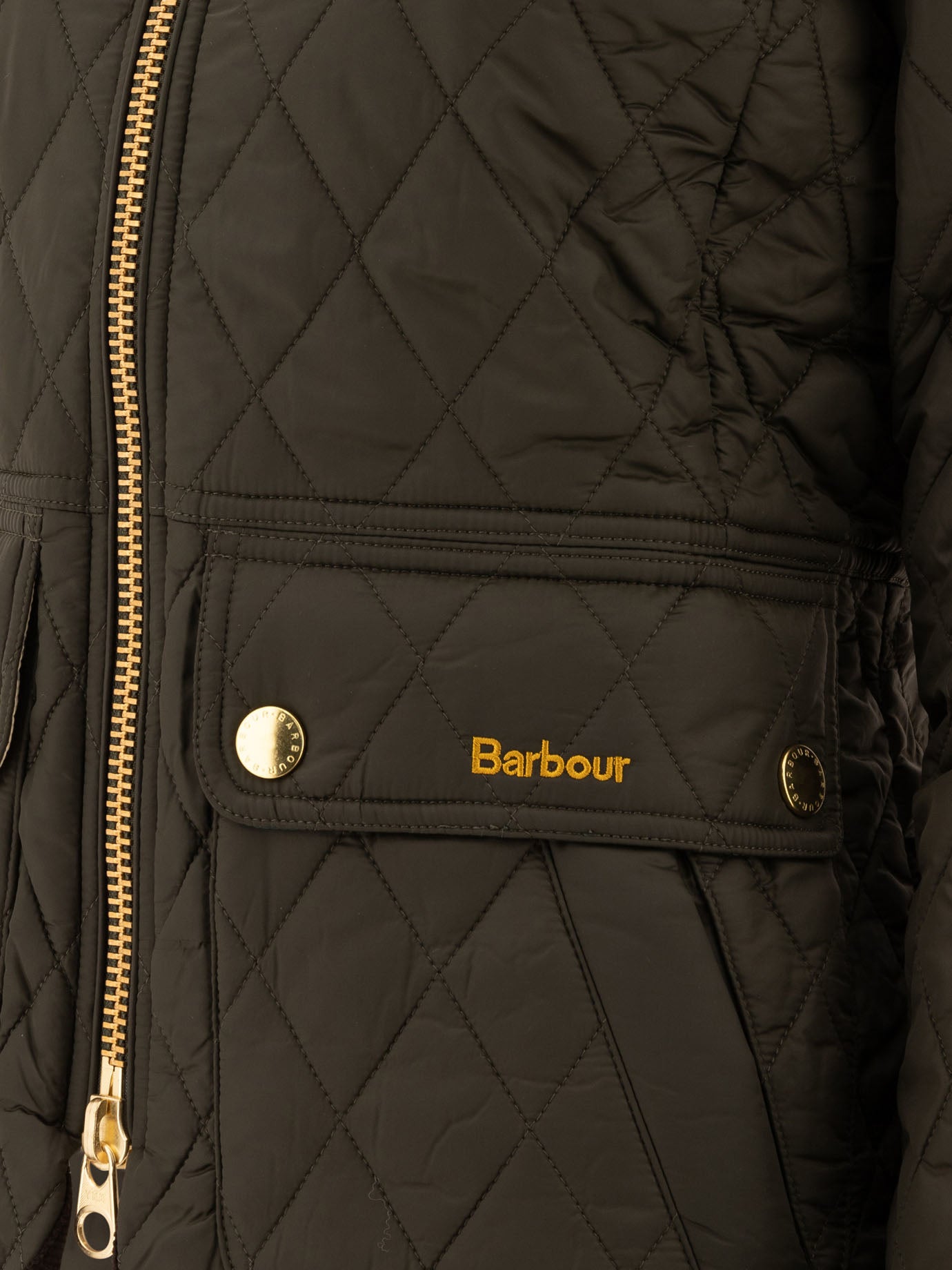 Quilted & Utility Jackets Logo  Green - Barbour Women | PDP | VIETTI Online Store | Zoom-Modal_4

