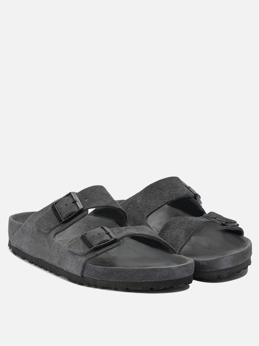 Flat sandals 100% leather - 100% rubber  Grey - Birkenstock Men | PDP | VIETTI Online Store | 2
