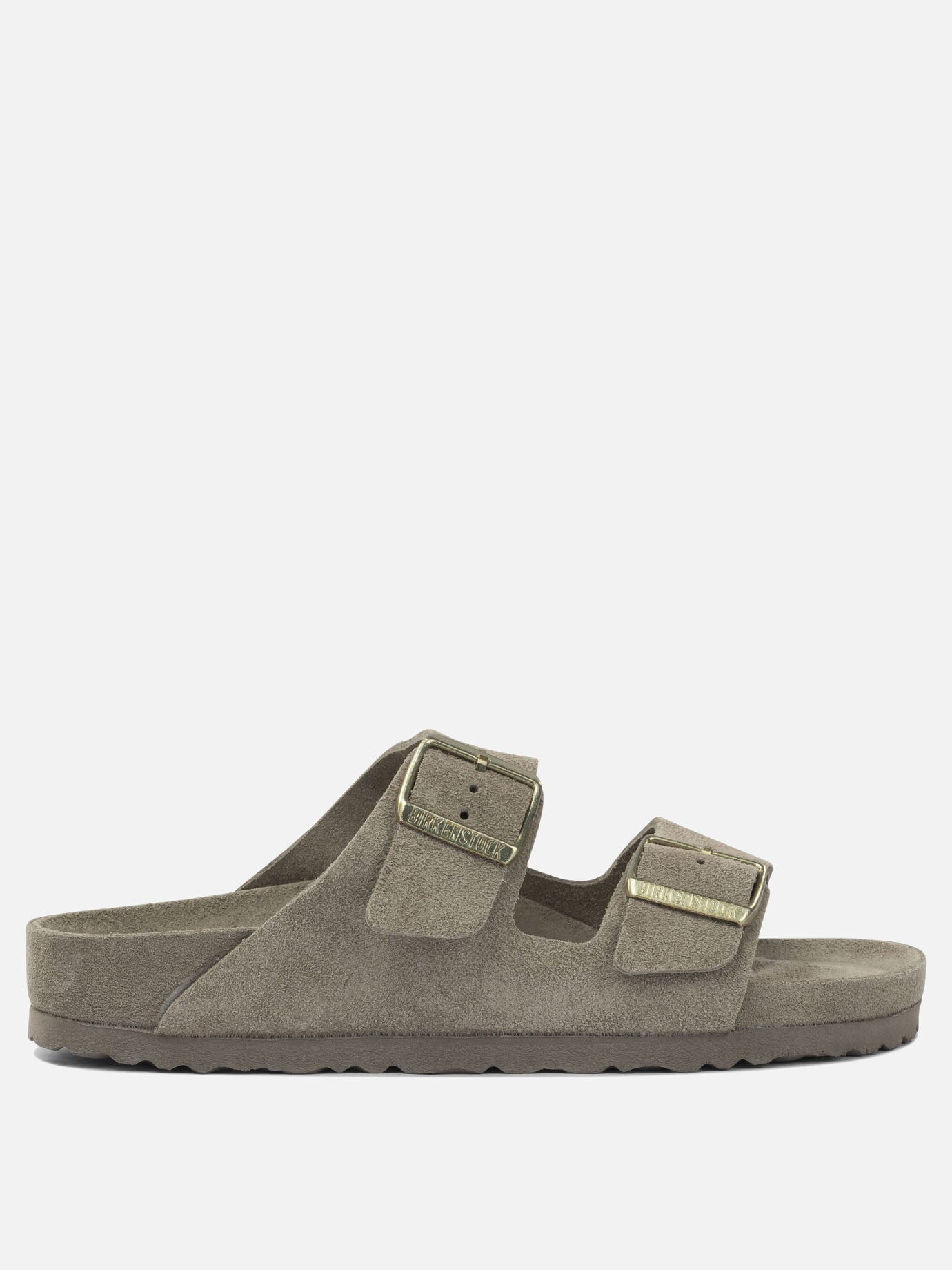 Flat sandals 100% leather - 100% rubber  Grey - Birkenstock Women | PDP | VIETTI Online Store | thumbnail_2