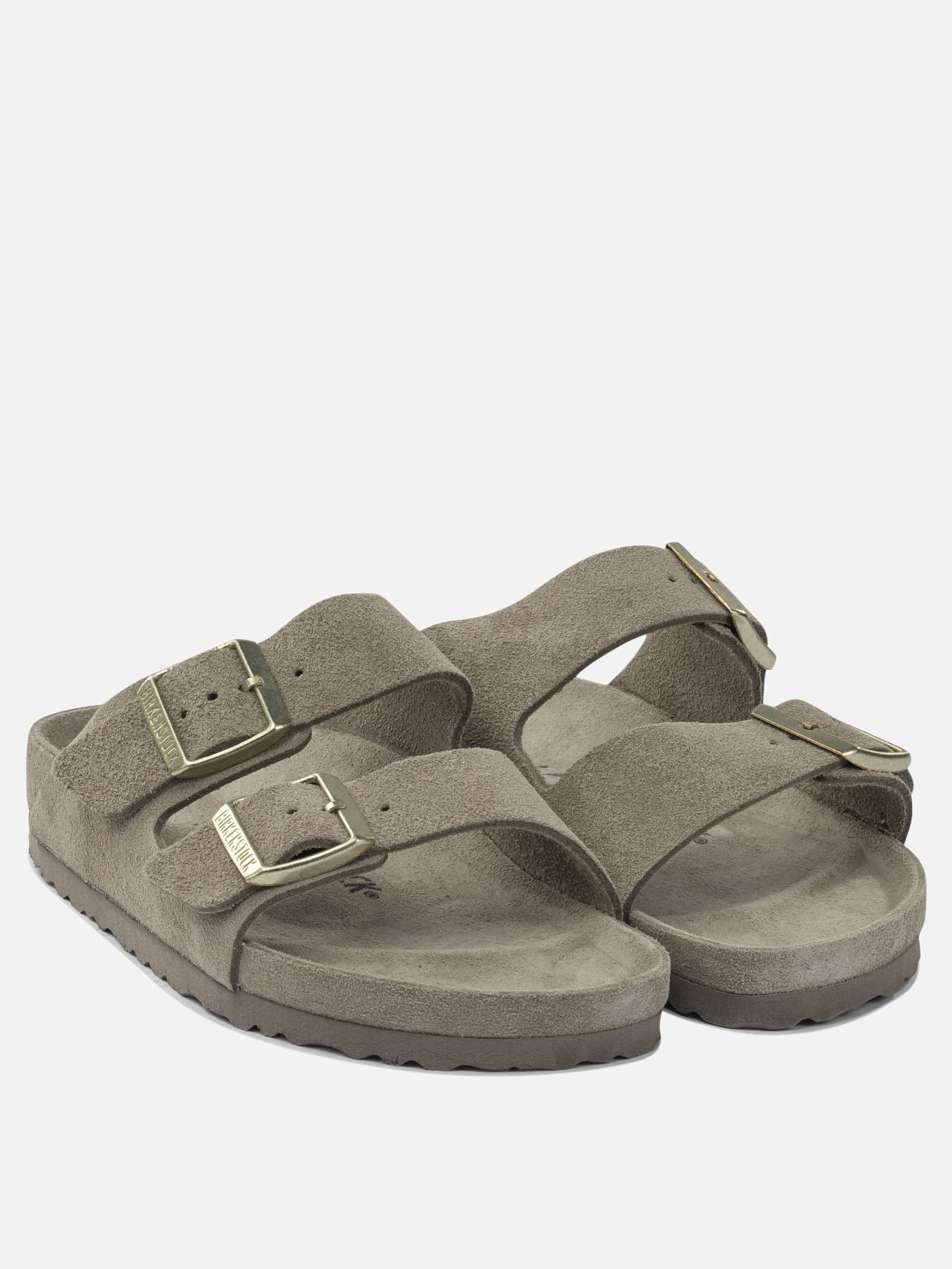 Flat sandals 100% leather - 100% rubber  Grey - Birkenstock Women | PDP | VIETTI Online Store | Zoom-Modal_3
