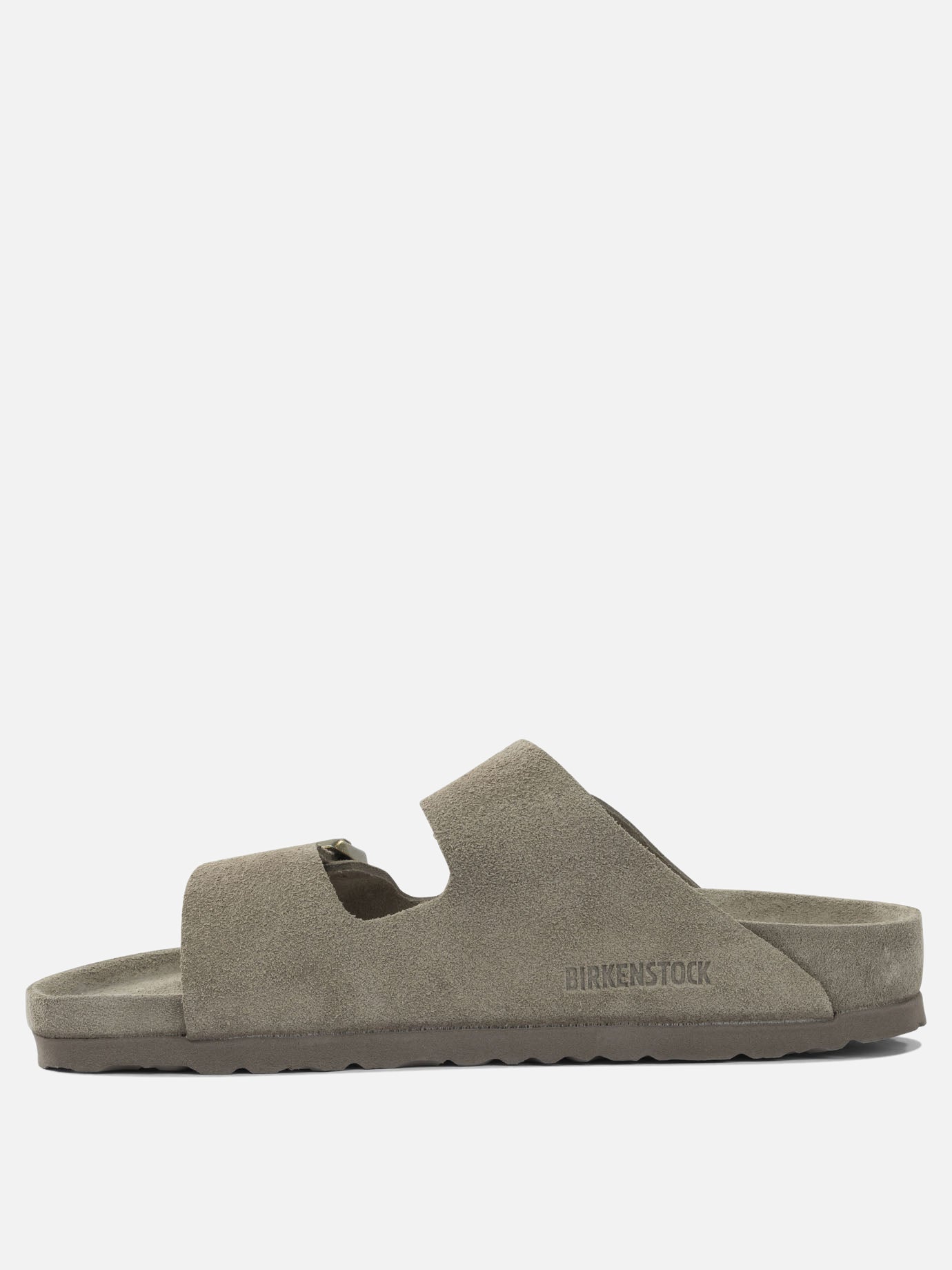 Flat sandals 100% leather - 100% rubber  Grey - Birkenstock Women | PDP | VIETTI Online Store | thumbnail_5