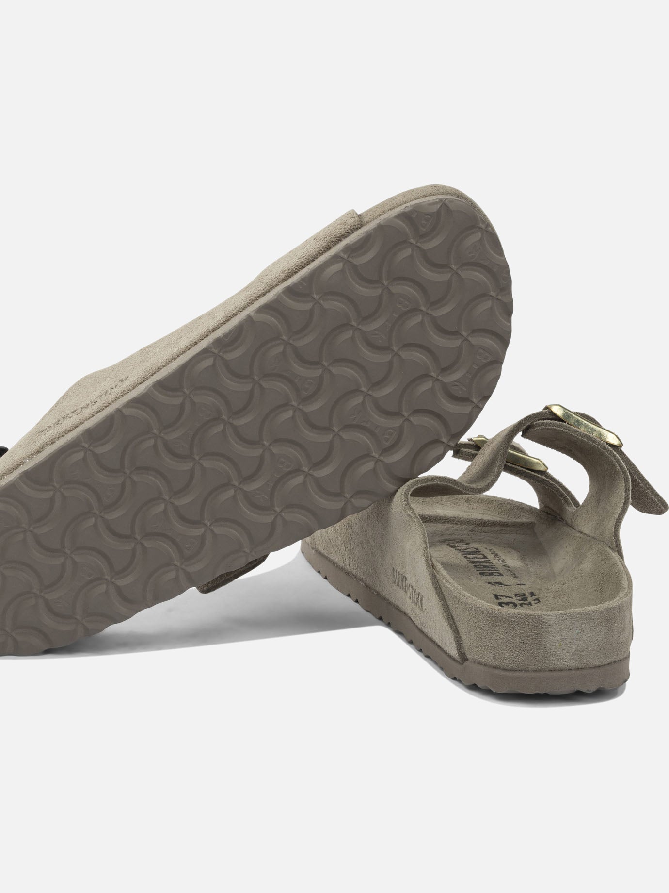 Flat sandals 100% leather - 100% rubber  Grey - Birkenstock Women | PDP | VIETTI Online Store | Zoom-Modal_10
