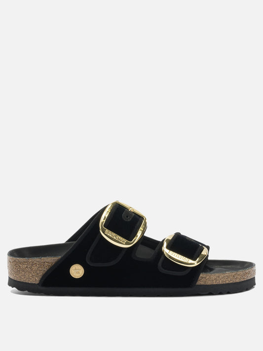 Flat sandals 100% leather  Black - Birkenstock Women | VIETTI Online Store 
