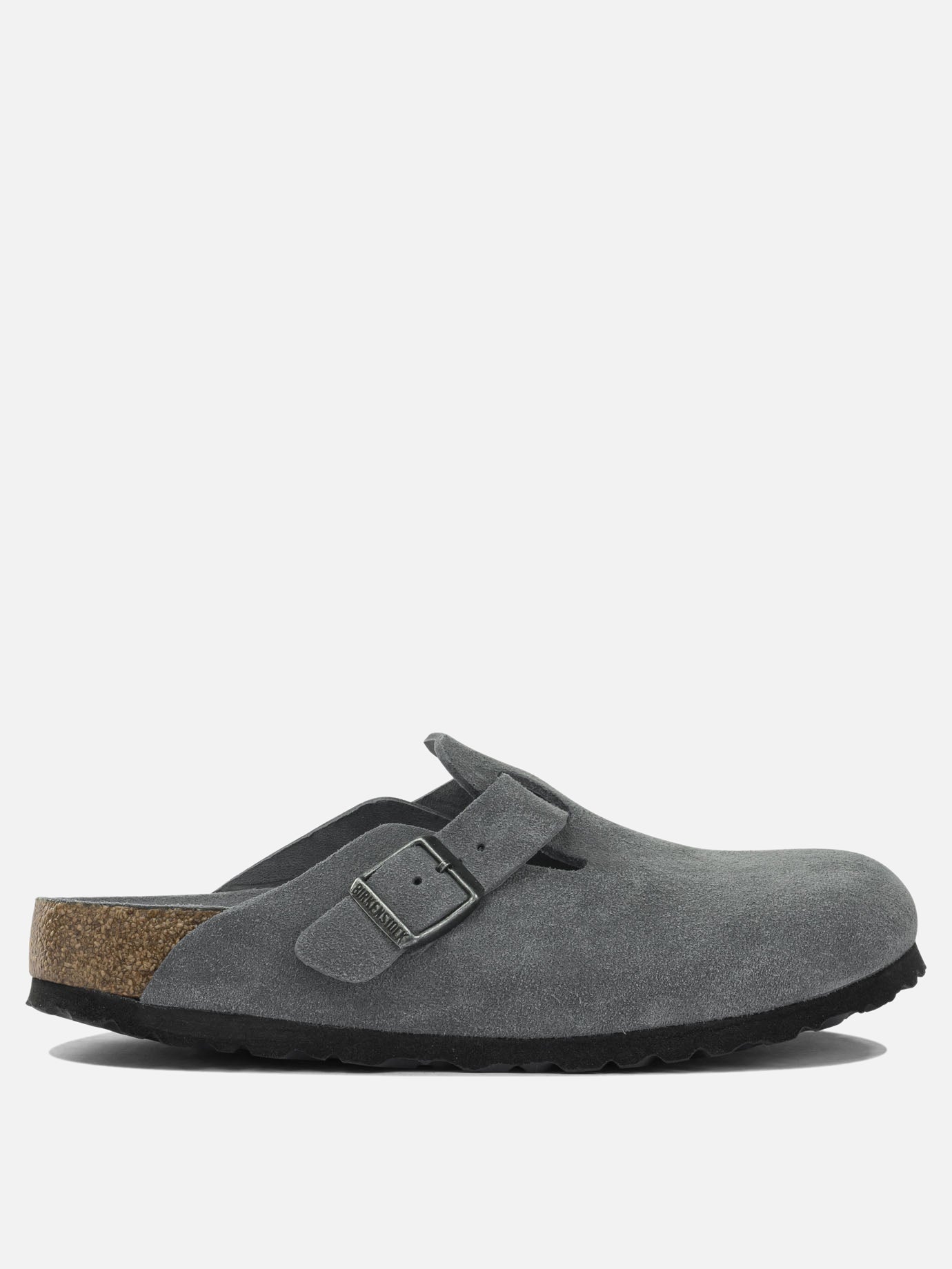 Slides 100% leather  Grey - Birkenstock Women | PDP | VIETTI Online Store | thumbnail