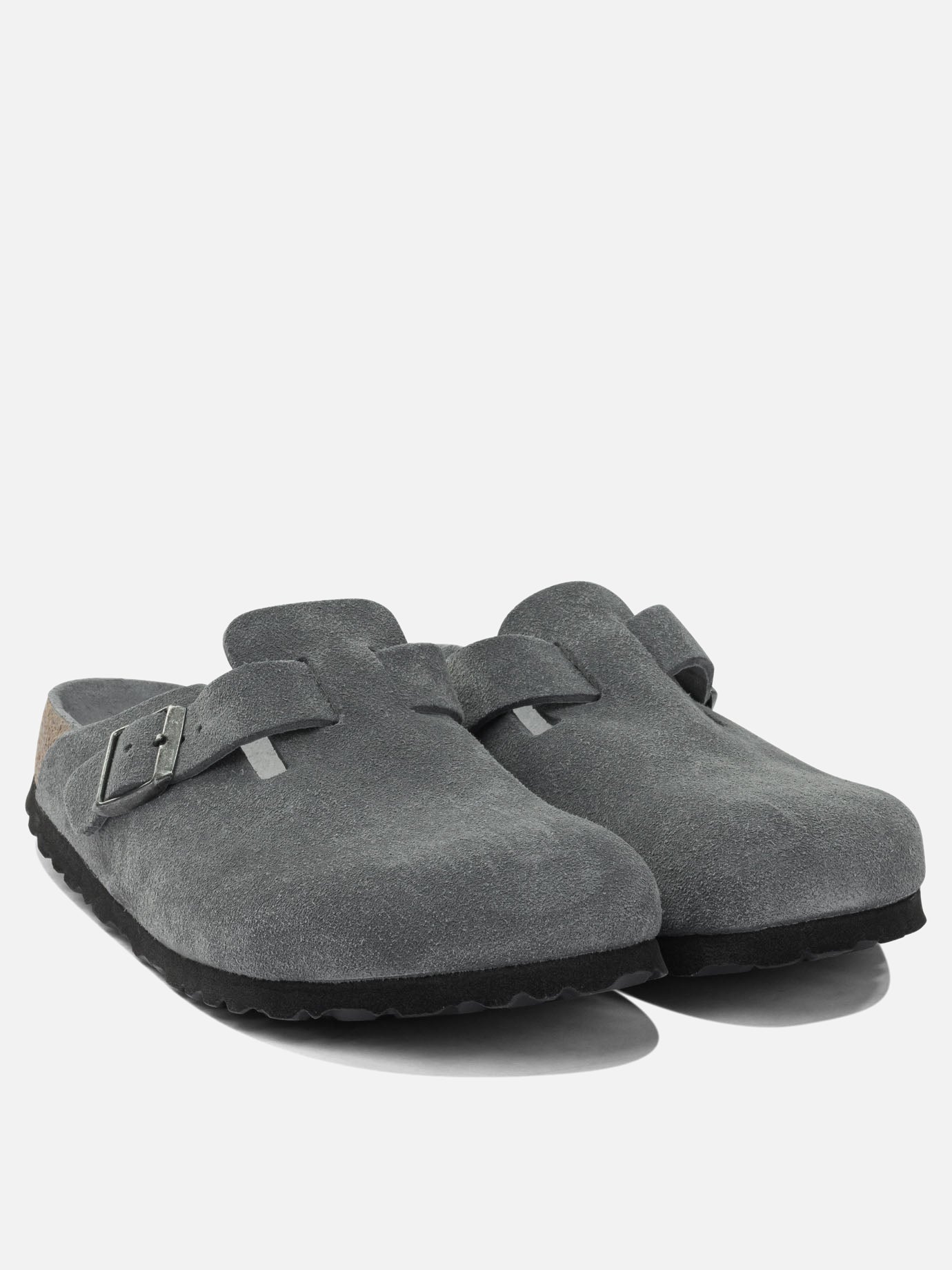 Slides 100% leather  Grey - Birkenstock Women | PDP | VIETTI Online Store | thumbnail_2