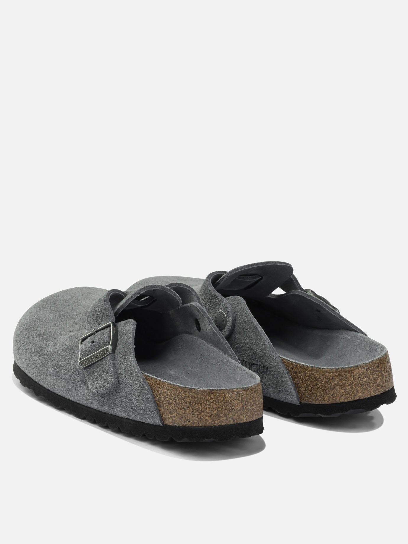 Slides 100% leather  Grey - Birkenstock Women | PDP | VIETTI Online Store | thumbnail_4