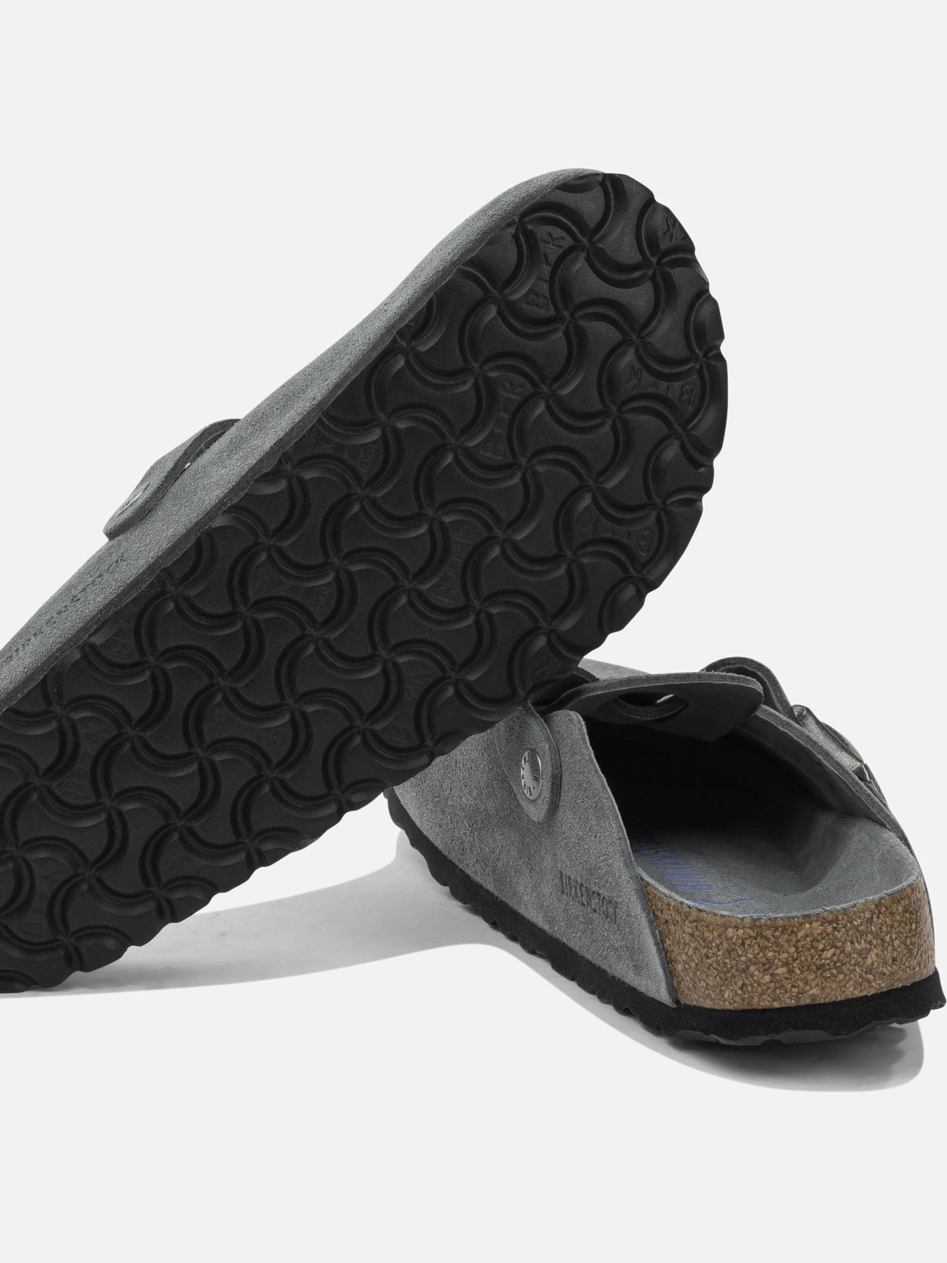 Slides 100% leather  Grey - Birkenstock Women | PDP | VIETTI Online Store | thumbnail_5
