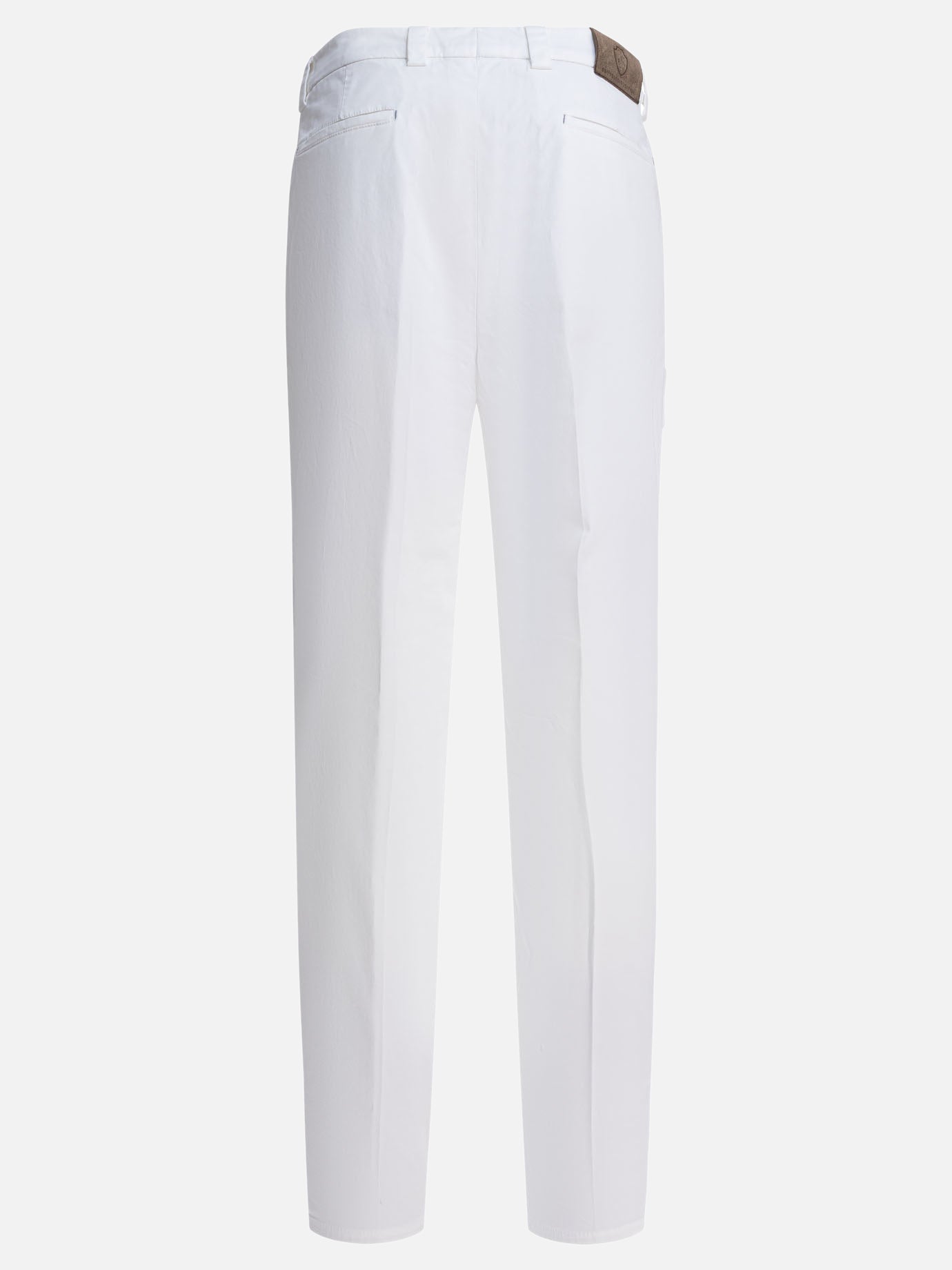 Leisure trousers Solid colour  White - Brunello Cucinelli Men | PDP | VIETTI Online Store | Zoom-Modal_2
