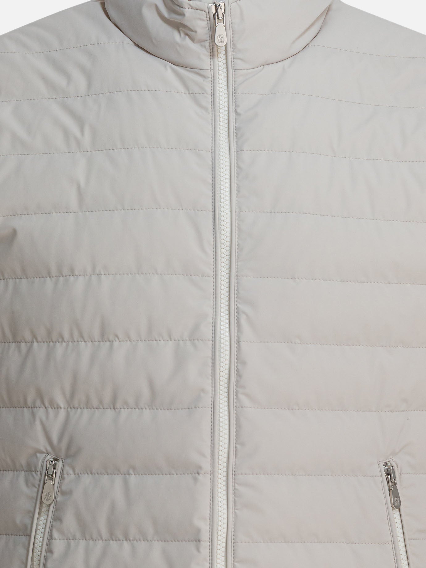 Vest jackets Solid colour  Beige - Brunello Cucinelli Men | PDP | VIETTI Online Store | thumbnail_3