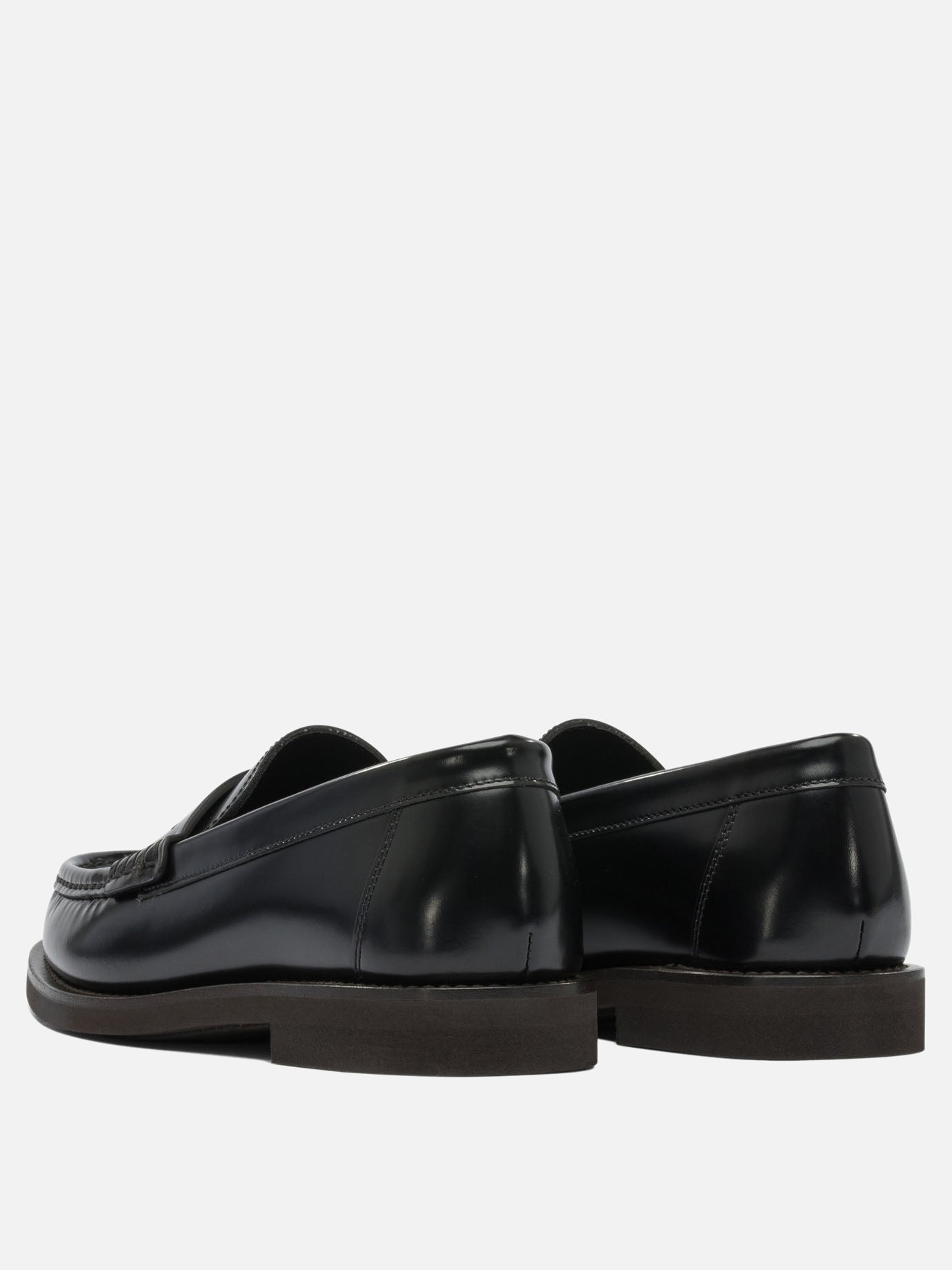 Loafers 100% leather - 100% rubber  Black - Brunello Cucinelli Women | PDP | VIETTI Online Store | Zoom-Modal_4
