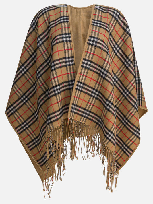 Capes Check  Beige - Burberry Women | PDP | VIETTI Online Store | 2
