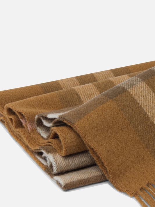 Fringed scarves 100%cashmere  Beige - Burberry Men | PDP | VIETTI Online Store | 2
