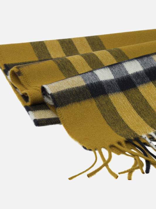 Fringed scarves 100%cashmere  Yellow - Burberry Men | PDP | VIETTI Online Store | 2
