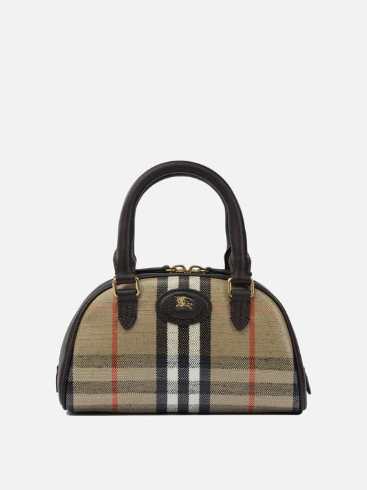 Mini bags 69% cotton 21% viscose 10% linen  Beige - Burberry Women | PDP | VIETTI Online Store 
