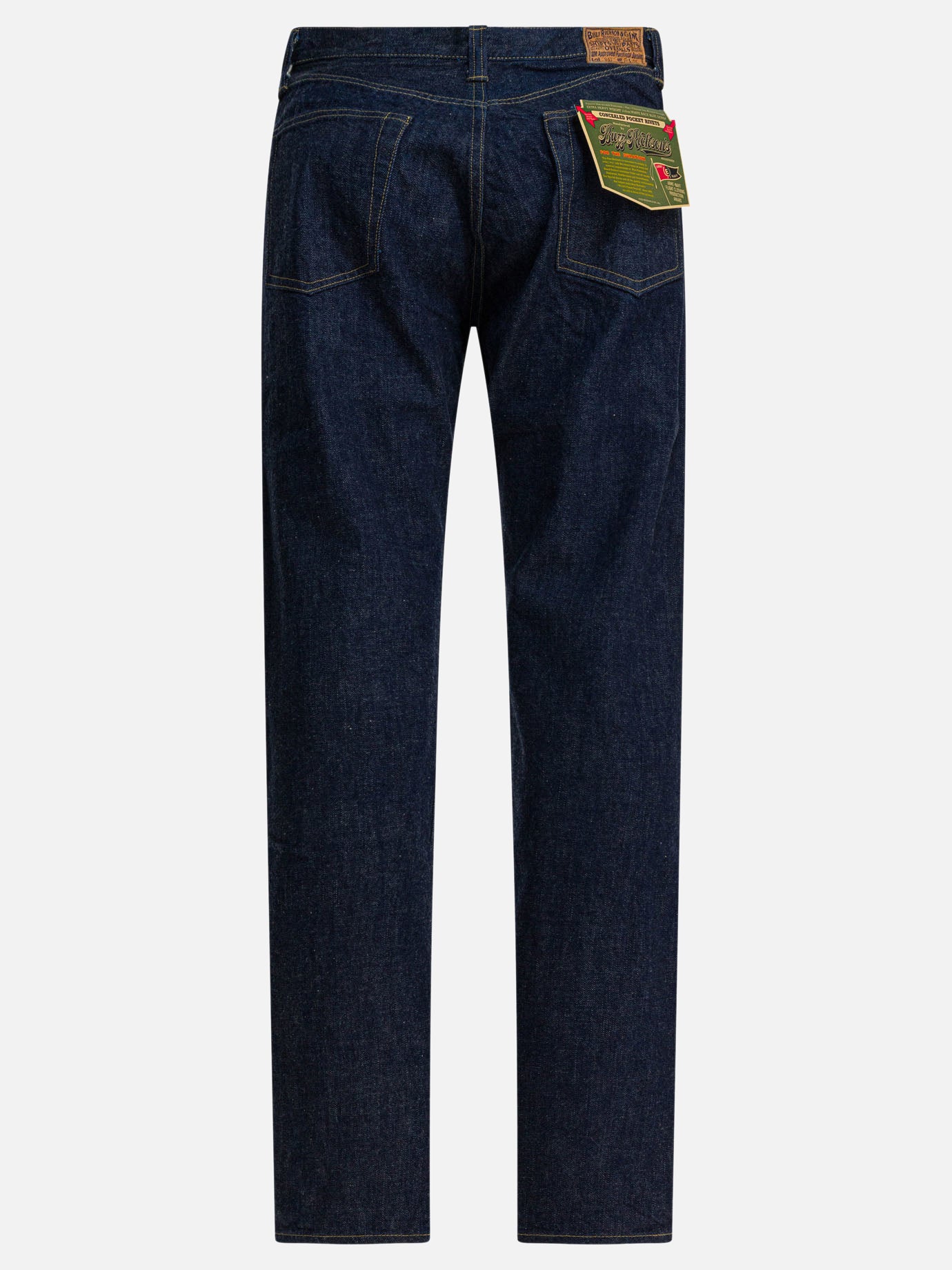 Straight-leg jeans Solid colour  Blue - Buzz Rickson's Men | PDP | VIETTI Online Store | thumbnail_2