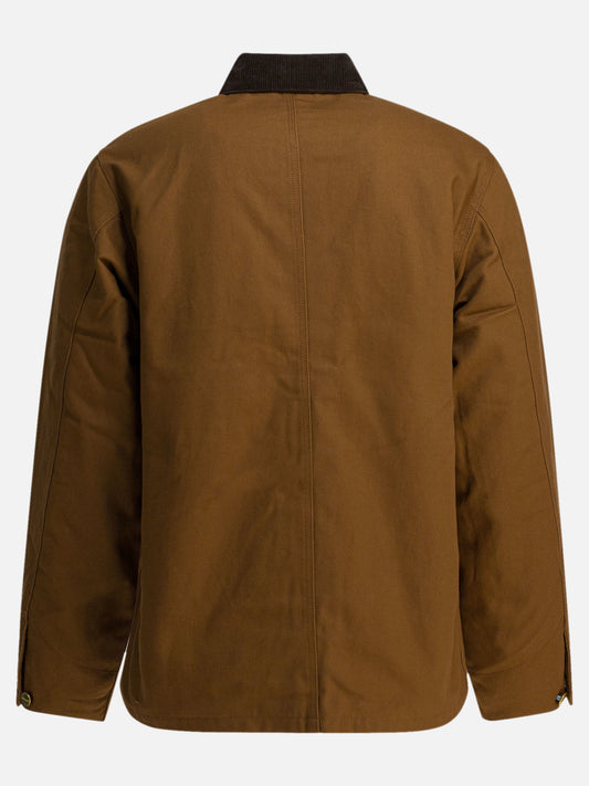 Quilted & Utility Jackets Logo  Brown - Carhartt WIP Men | VIETTI Online Store | 2
