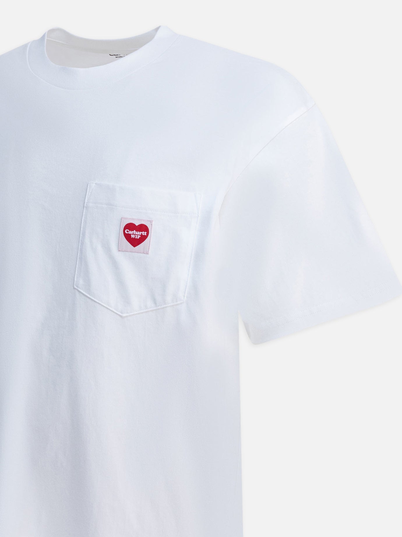 Crewneck t-shirts Solid colour  White - Carhartt WIP Men | PDP | VIETTI Online Store | thumbnail_4