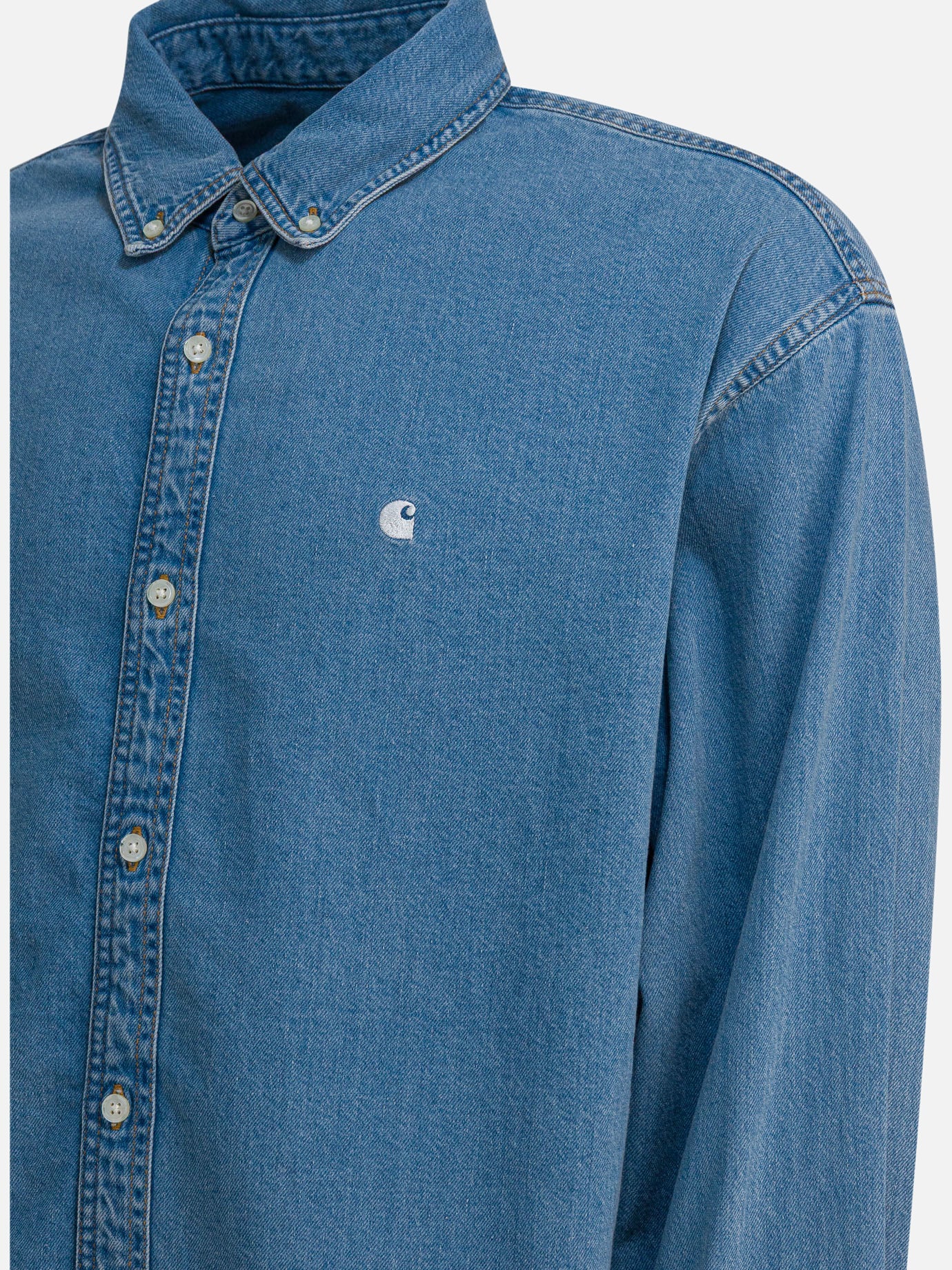 Casual shirts Logo  Blue - Carhartt WIP Men | PDP | VIETTI Online Store | thumbnail_4