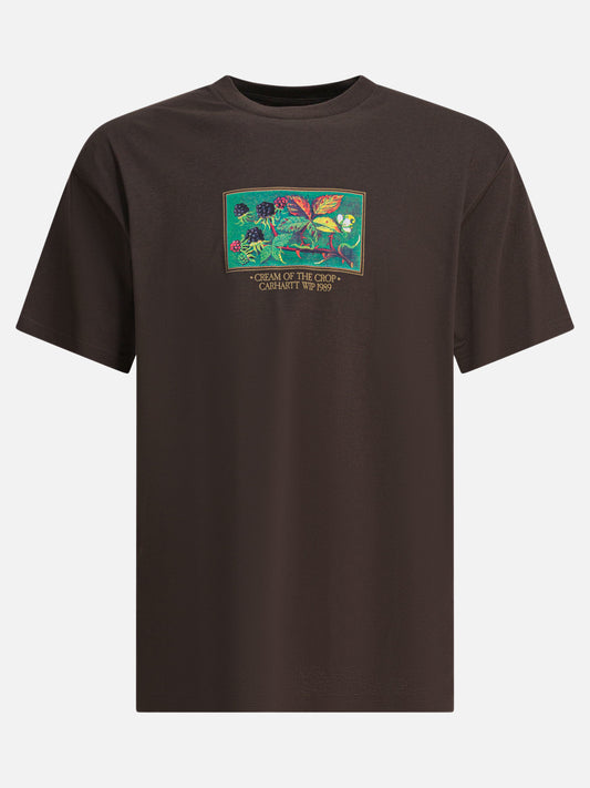 Crewneck t-shirts Print  Brown - Carhartt WIP Men | PLP | VIETTI Online Store 
