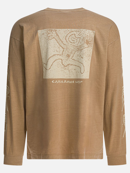Crewneck t-shirts Print  Brown - Carhartt WIP Men | PLP | VIETTI Online Store | 2
