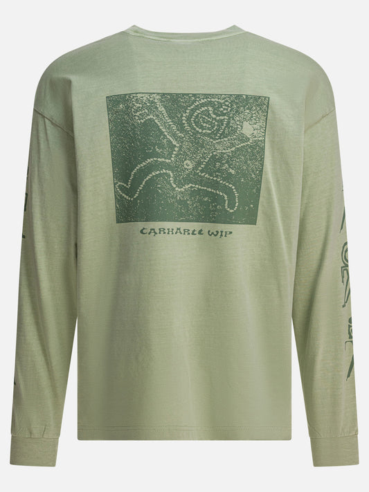 Crewneck t-shirts Print  Green - Carhartt WIP Men | PLP | VIETTI Online Store | 2
